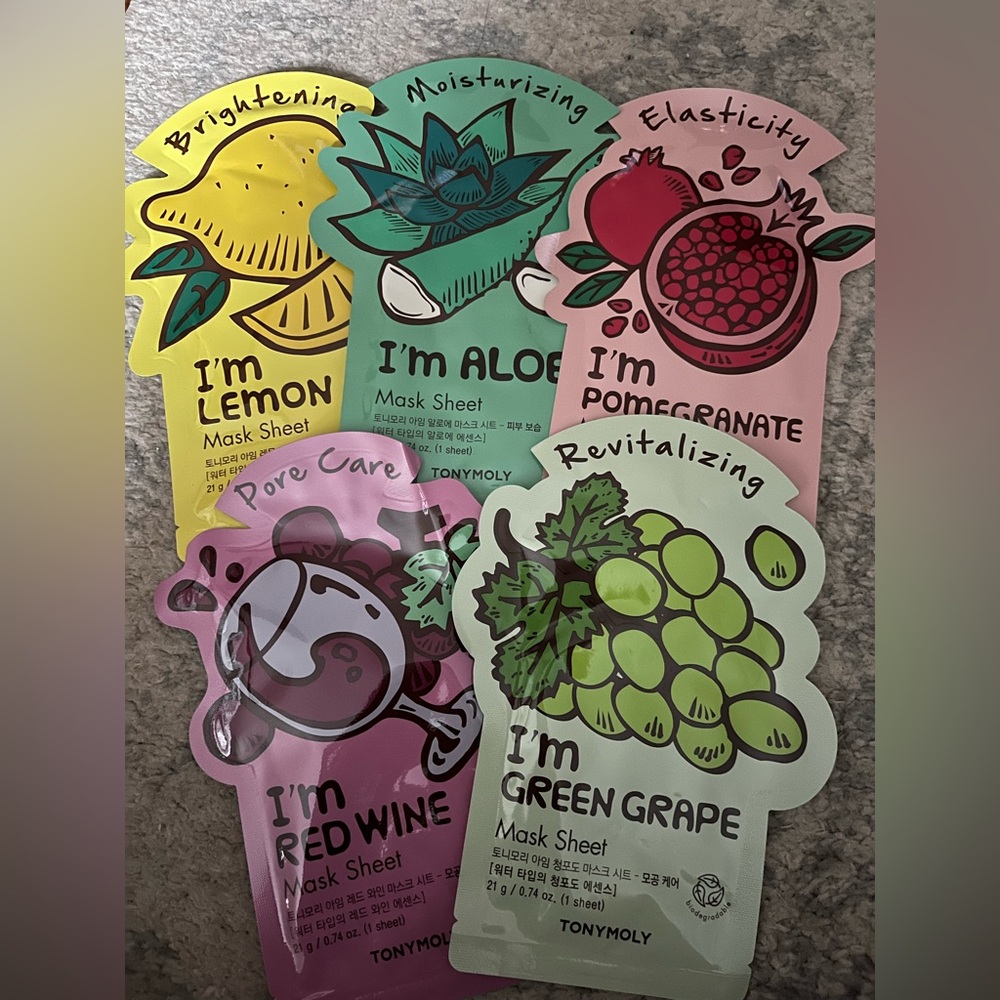 TONYMOLY face masks